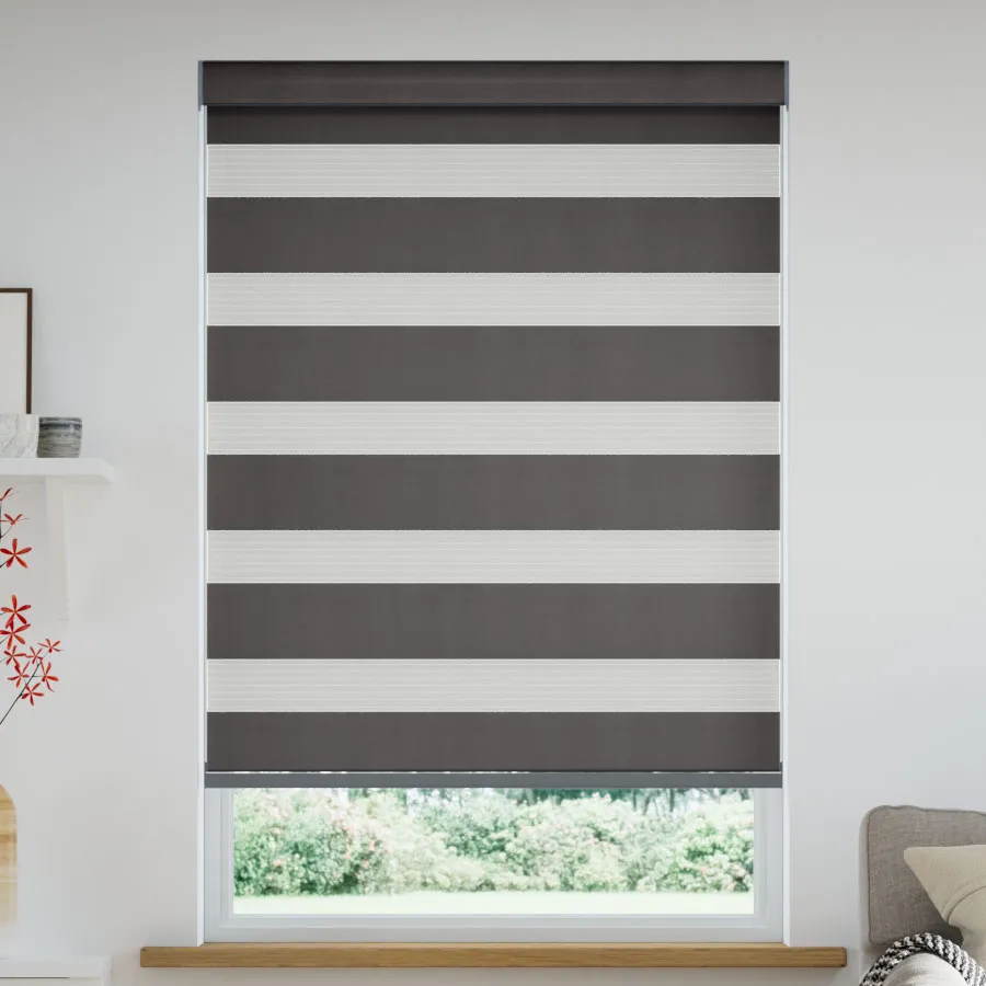 New Elegant Room Darkening Zebra Shades