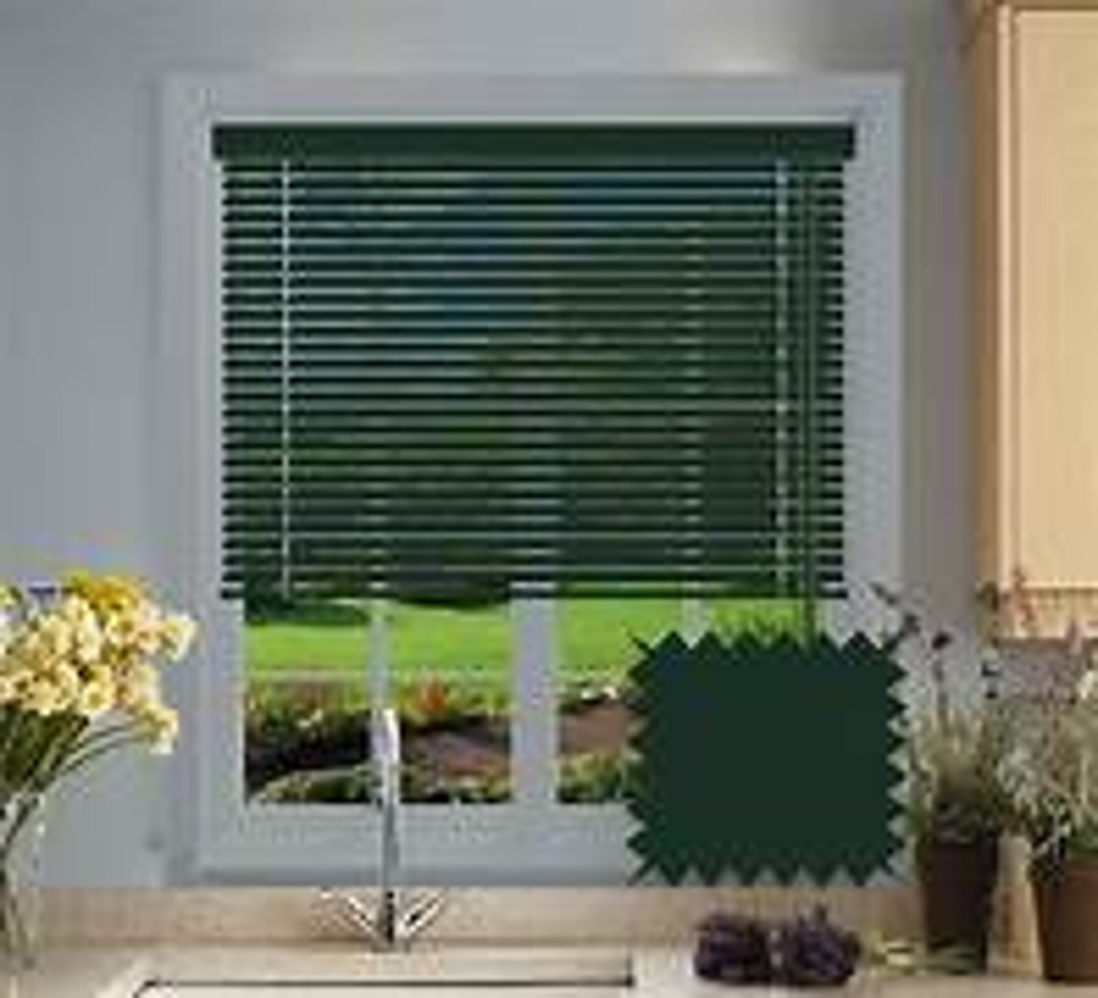 2 1/2″ Architect Wood Blinds GREEN