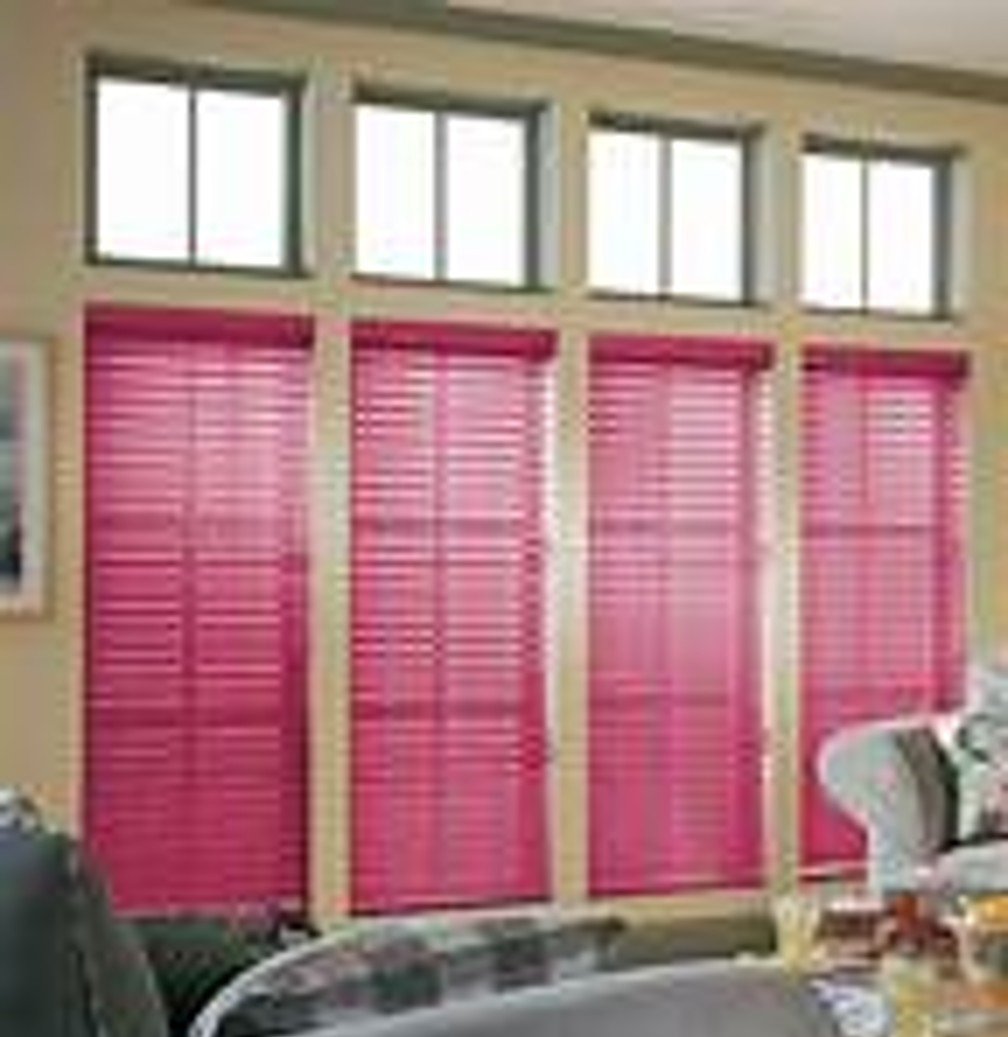 2 1/2″ Architect Wood Blinds PINK