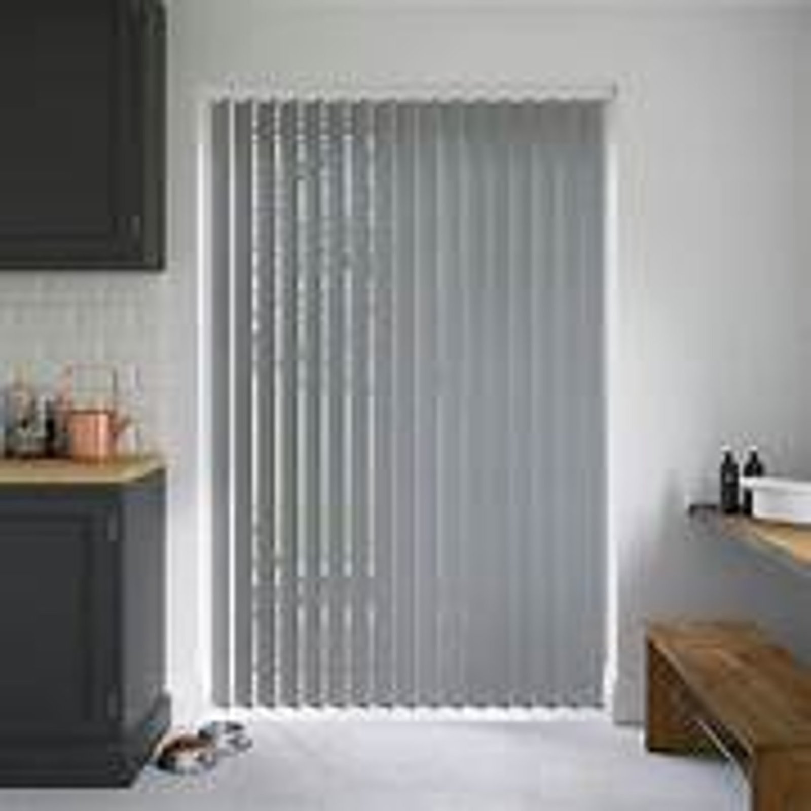 Prestige Vertical Blinds GREY