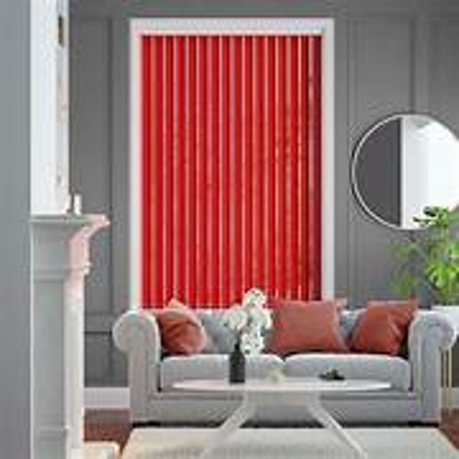 Prestige Vertical Blinds RED